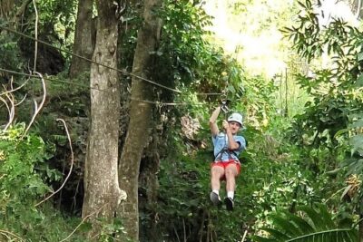 16 Lines Zipline, Cave and Mud Spa Combo Tour with Lunch in Fiji