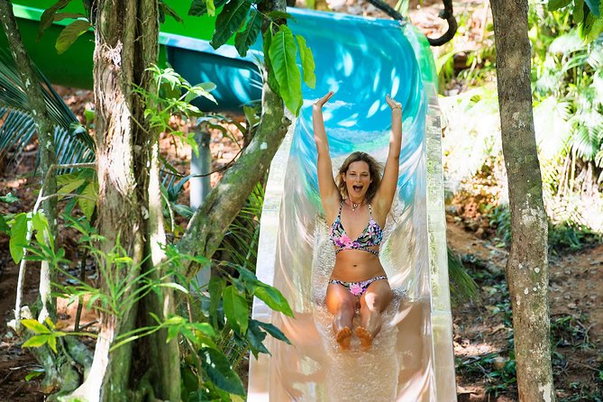 Admission + 2x Zip Line + Unlimited Water Slide Rides - What your $60.94 pass includes
