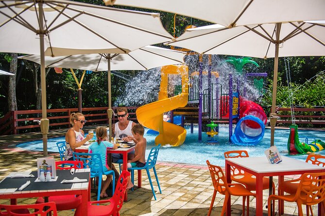 Admission + 2x Zip Line + Unlimited Water Slide Rides - Make time for a snack at the cafes