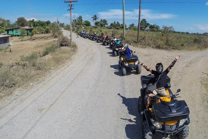 ATV Quad Bike Adventure Tour to Remote Village and School (Departs Nadi) - Up through cane fields and pine forest