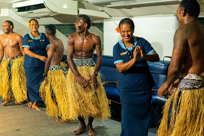 Capt Cook Cruises Super Saver Combo: Day Sail + Dinner Cruise - Sunset sailing around Nadi Bay