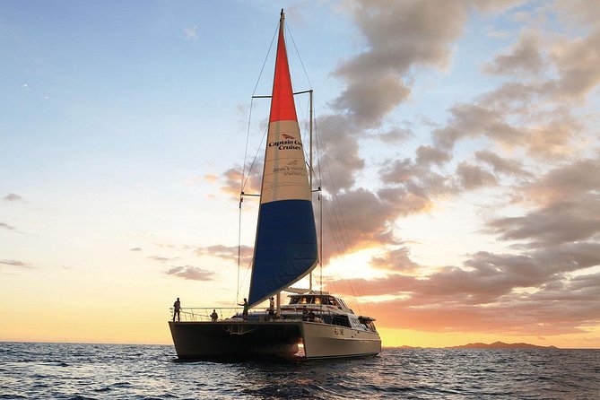 Captain Cook Cruises Fiji - Sunset Dinner Cruise - Sailing out of Port Denarau at 5 pm