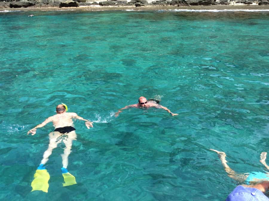 Fiji: Authentic Fijian Day Cruise by Boat - First stop: Mana sand island and clear shallow water