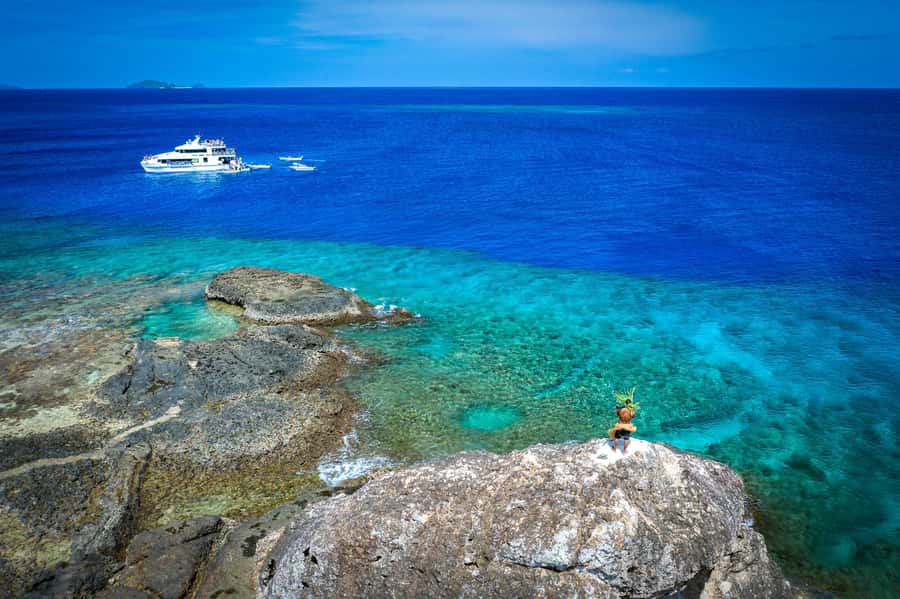 Fiji: Kuata Island Marine Conservation Experience Full Day - Snorkeling through coral gardens