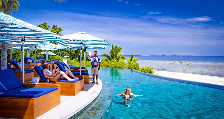 Fiji: Malamala Beach Club Private Island Day Pass & Transfer - From your hotel to Port Denarau