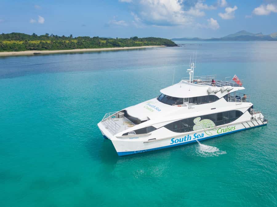 Fiji: Yasawa Islands Explorer Cruise with Lunch - The Blue Lagoon region and its softer scenery