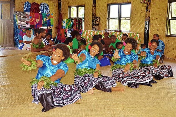 Jewel Of Fiji incl Fijian Village, waterfall & Lunch(Nadi Hotels) - Sharing a traditional lovo lunch