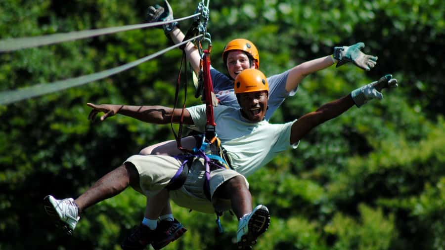 Largest Zipline & Cave Exploration from sigatoka coral coast - Moving through vesi trees and rain trees
