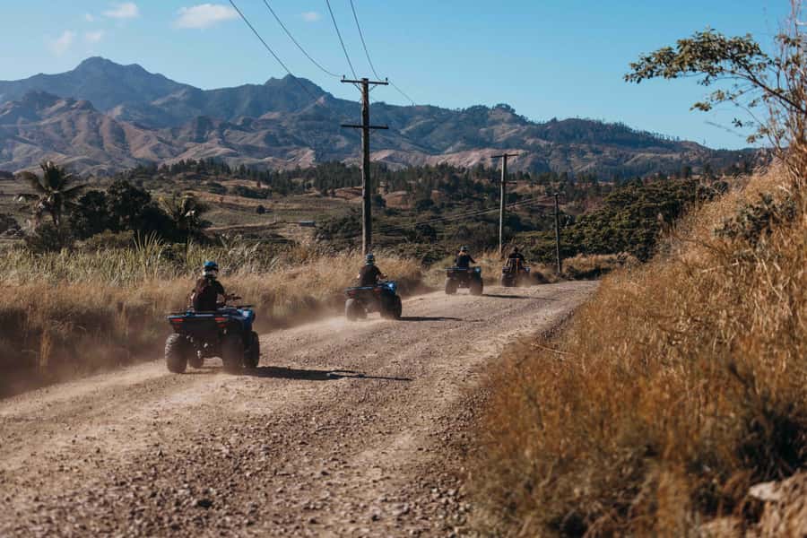 Nadi: Quad Bike ATV Off-Road Adventure Tour with Transfers - Returning by winding tracks and beach sand
