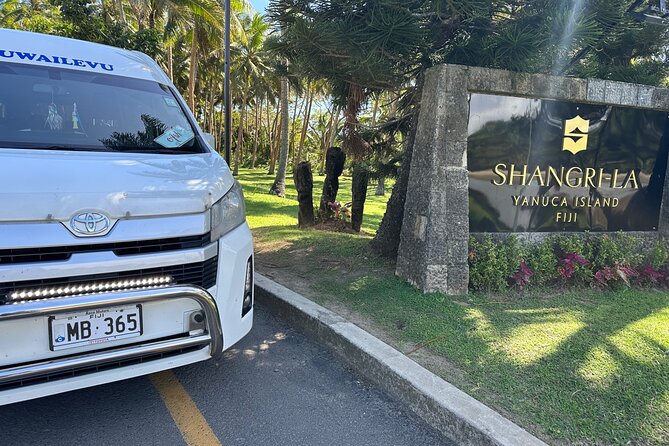 Private Transfer :Nadi Airport to Shangri-La Fijian Resort Yanuca - A Private Vehicle for the Run to Yanuca