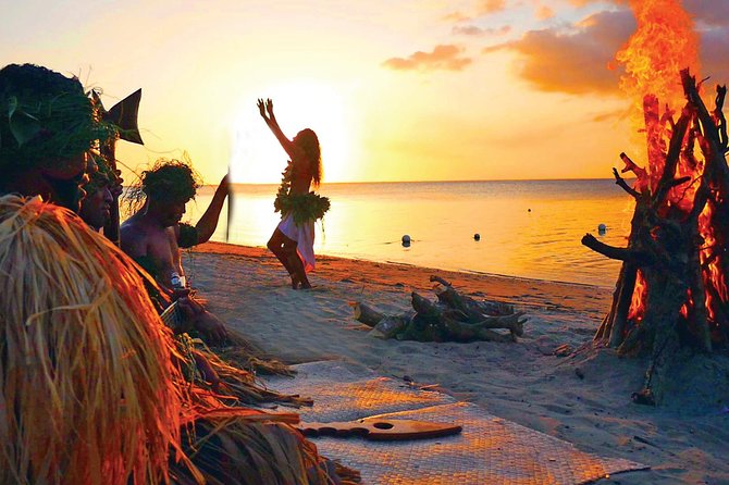 Robinson Crusoe Sunset Cruise Including Dinner, Cultural Show & Transfers - The bonfire, string band, and sunset