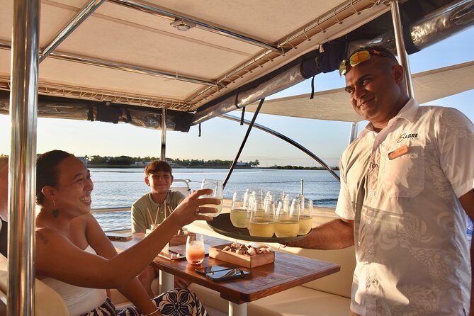 Sabre Sunset Cruise with BBQ Dinner & Drinks - Sailing out of Port Denarau at 4:45 pm