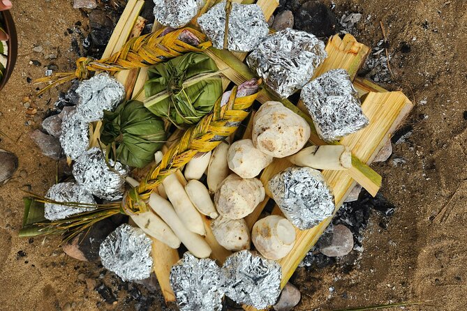 Vavavi - Fijian Cooking & Cultural Experience - Watching the lovo take shape