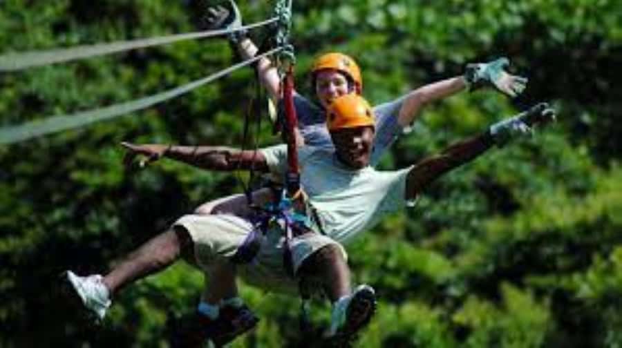 Zipline, Cave, Seaview & Mud Spa Tour with Lunch Included - The short pass through Viseisei